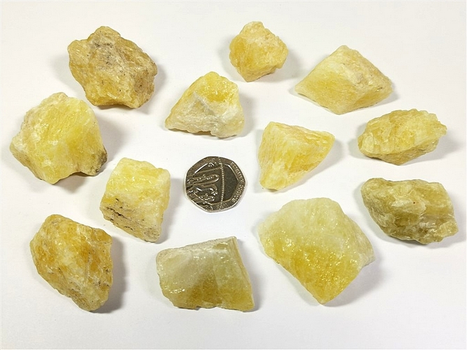 Danburite, Yellow/Golden - Natural