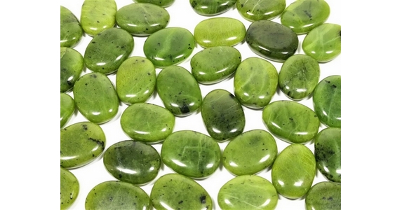 Jade - Nephrite, Tumble Stone "Discs"