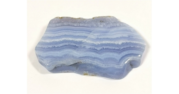 Blue Lace Agate Polished Slice No6