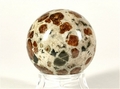 Spessartine Garnet in Limestone Sphere