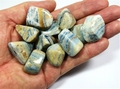 Scheelite in Calcite Tumble Stone