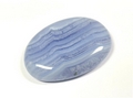 Blue Lace Agate Palm Stone No4